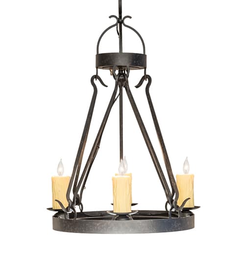 Lakeshore 4 Light 28" Wide Taper Candle Pendant