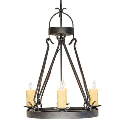 Lakeshore 4 Light 28" Wide Taper Candle Pendant