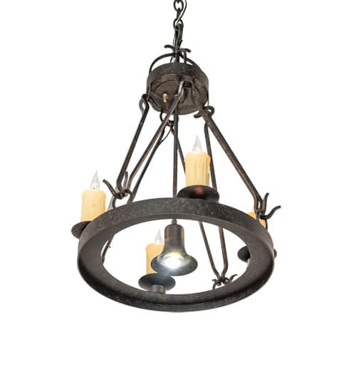 Lakeshore 4 Light 28" Wide Taper Candle Pendant