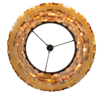 Cilindro Calico 24 Light 45" Wide Semi-Flush Drum Ceiling Fixture