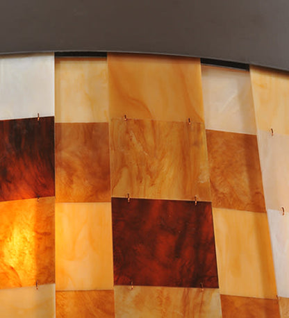 Cilindro Calico 24 Light 45" Wide Semi-Flush Drum Ceiling Fixture