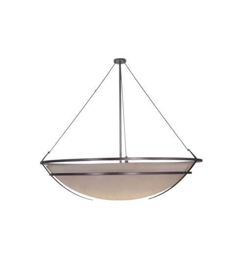 Azimuth 10 Light 75" Wide Semi-Flush Bowl Ceiling Fixture