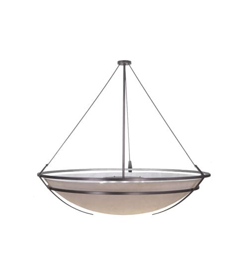 Azimuth 10 Light 75" Wide Semi-Flush Bowl Ceiling Fixture