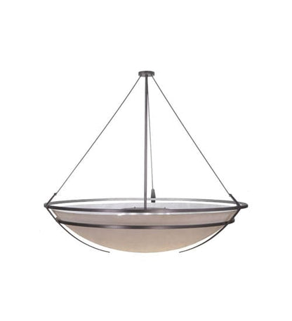 Azimuth 10 Light 75" Wide Semi-Flush Bowl Ceiling Fixture