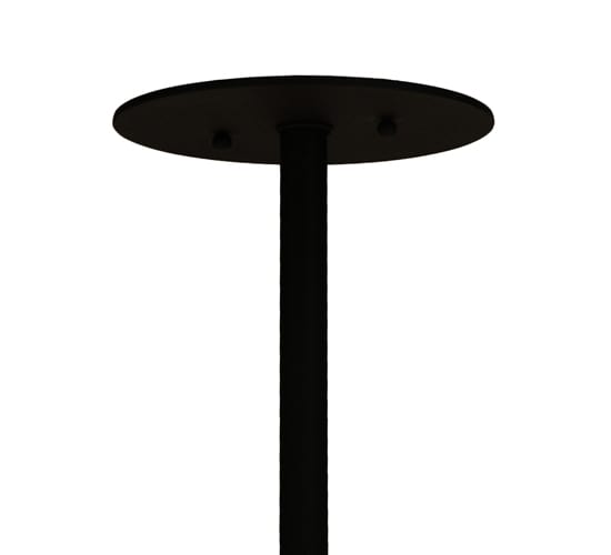 Cilindro 8 Light 48" Wide Semi-Flush Drum Ceiling Fixture - Textured Black Finish