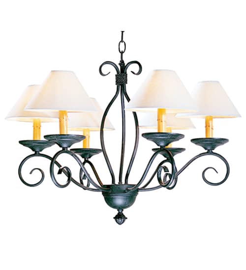 Sienna 6 Light 26" Wide Chandelier