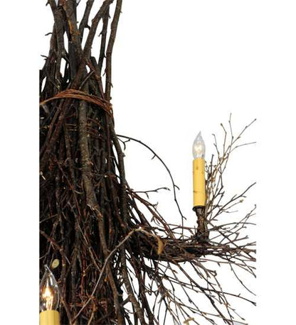 Twigs 15 Light 72" Wide Taper Candle Style Chandelier