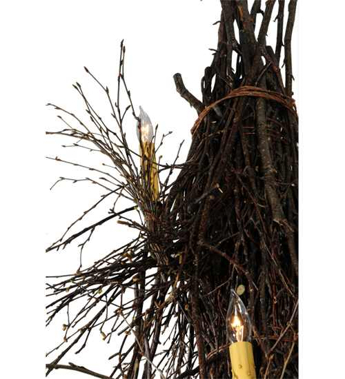 Twigs 15 Light 72" Wide Taper Candle Style Chandelier