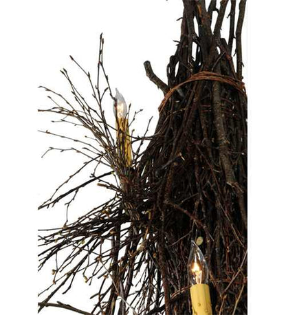 Twigs 15 Light 72" Wide Taper Candle Style Chandelier