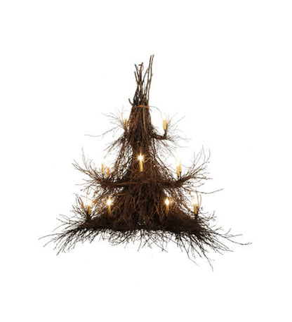 Twigs 15 Light 72" Wide Taper Candle Style Chandelier