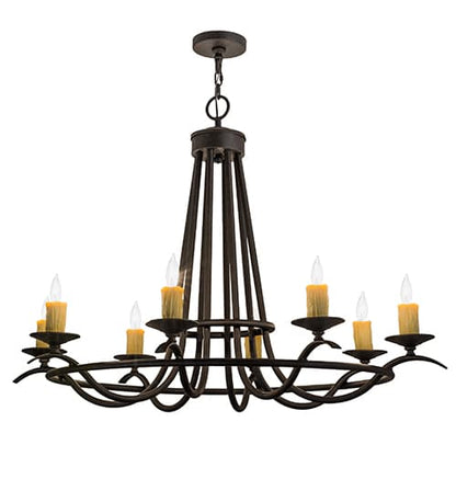 Octavia 8 Light 38" Wide Taper Candle Style Chandelier