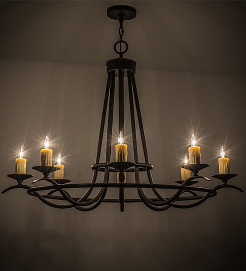 Octavia 8 Light 38" Wide Taper Candle Style Chandelier