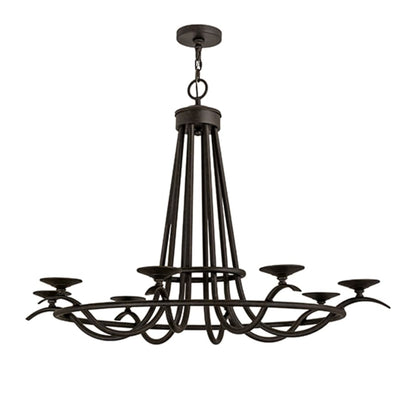 Meyda Tiffany Octavia 8 Light 38" Wide Taper Candle Style Chandelier