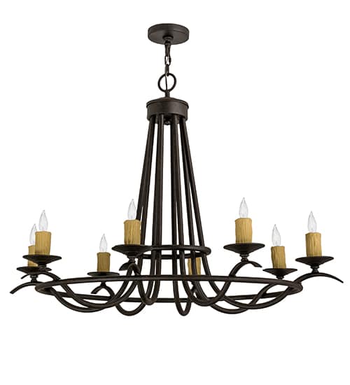 Octavia 8 Light 38" Wide Taper Candle Style Chandelier