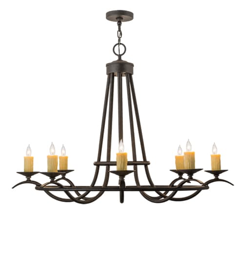 Octavia 8 Light 38" Wide Taper Candle Style Chandelier