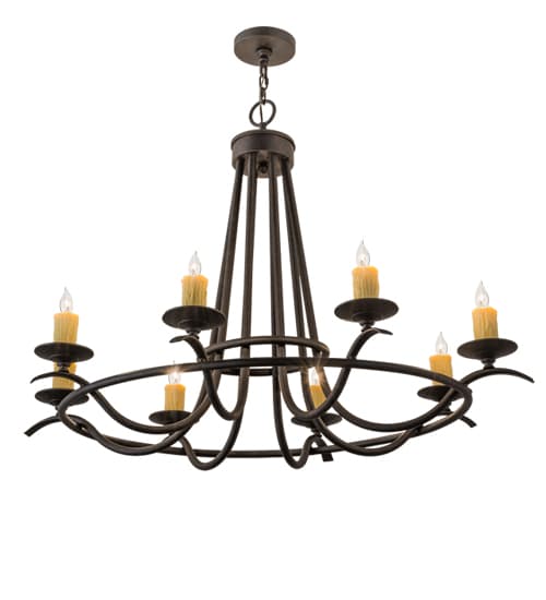 Octavia 8 Light 38" Wide Taper Candle Style Chandelier