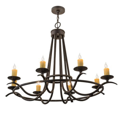 Octavia 8 Light 38" Wide Taper Candle Style Chandelier