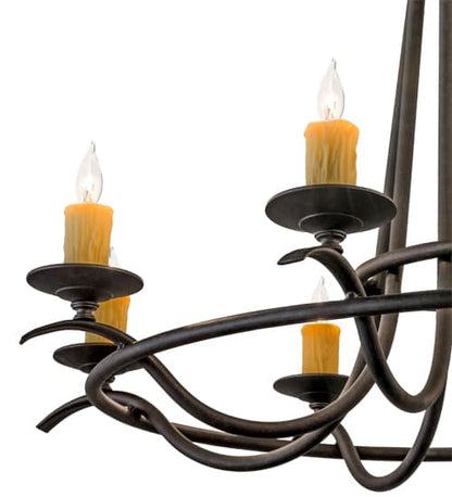 Octavia 8 Light 38" Wide Taper Candle Style Chandelier