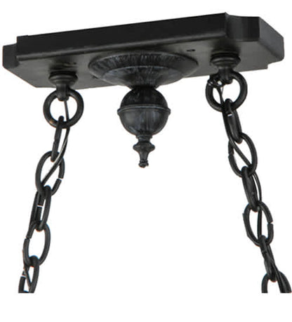 Kean 20 Light 34" Wide Pillar Candle Style Chandelier