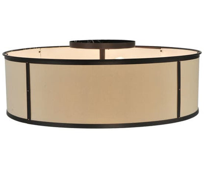 Cilindro Valence 8 Light 30" Wide Flush Mount Drum Ceiling Fixture