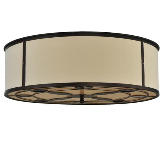 Cilindro Valence 8 Light 30" Wide Flush Mount Drum Ceiling Fixture