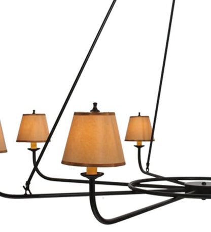 Brach Ring 8 Light 62" Wide Chandelier