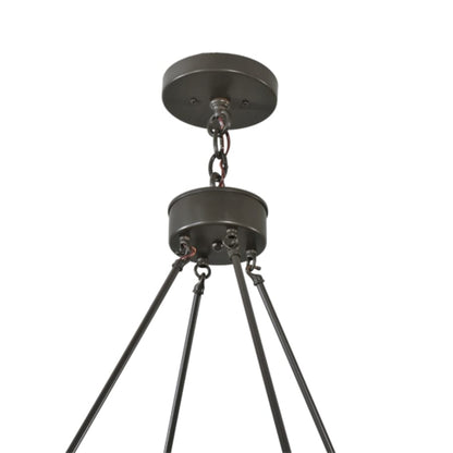 Meyda Tiffany Brach Ring 8 Light 62" Wide Chandelier