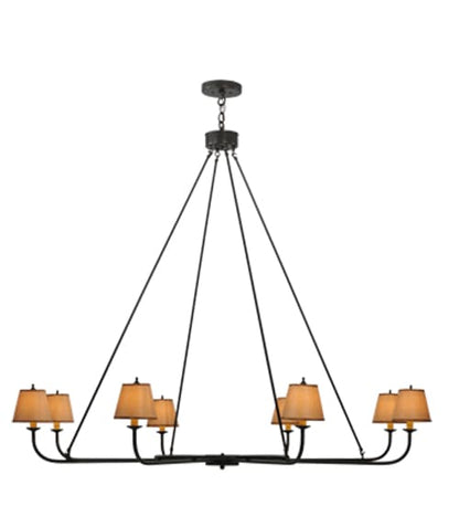 Brach Ring 8 Light 62" Wide Chandelier