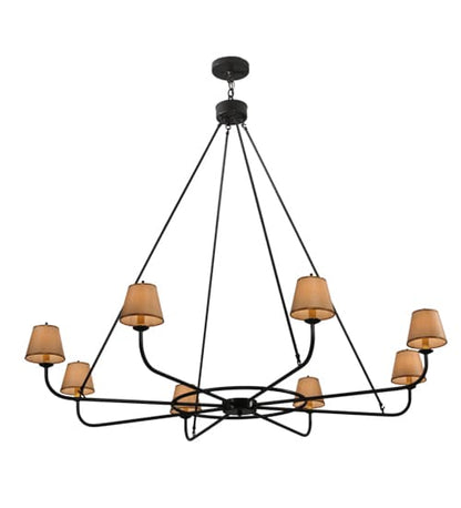Brach Ring 8 Light 62" Wide Chandelier