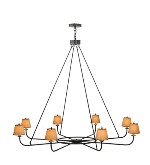 Brach Ring 8 Light 62" Wide Chandelier