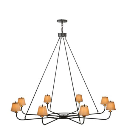 Brach Ring 8 Light 62" Wide Chandelier