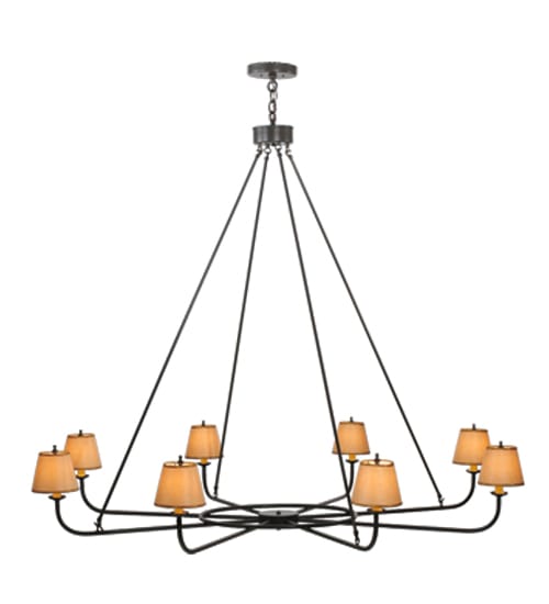 Brach Ring 8 Light 62" Wide Chandelier