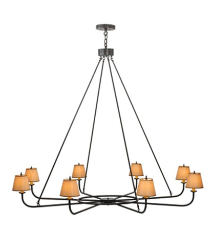 Brach Ring 8 Light 62" Wide Chandelier