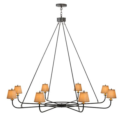 Brach Ring 8 Light 62" Wide Chandelier