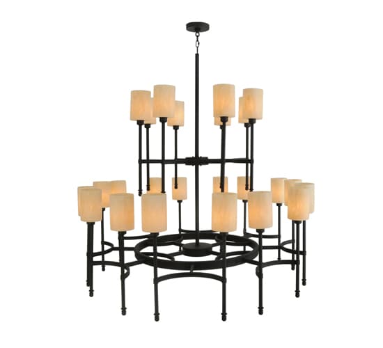 Fantasy 24 Light 60" Wide Pillar Candle Style Chandelier