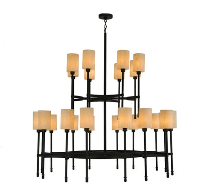 Fantasy 24 Light 60" Wide Pillar Candle Style Chandelier