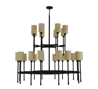 Fantasy 24 Light 60" Wide Pillar Candle Style Chandelier