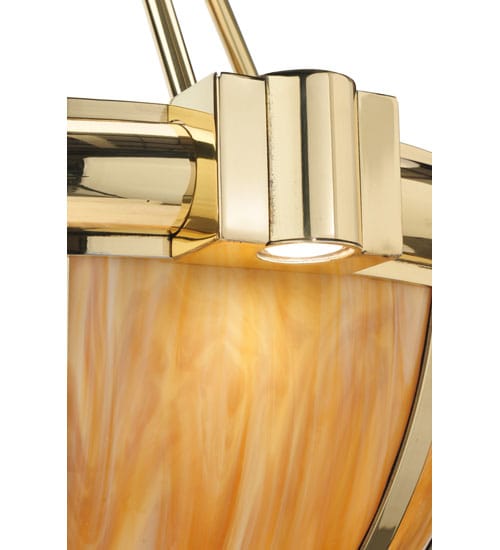Auburn 33" Wide Semi-Flush Bowl Ceiling Fixture