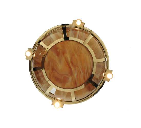 Auburn 33" Wide Semi-Flush Bowl Ceiling Fixture