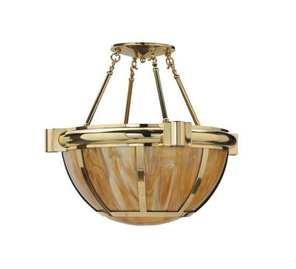 Auburn 33" Wide Semi-Flush Bowl Ceiling Fixture