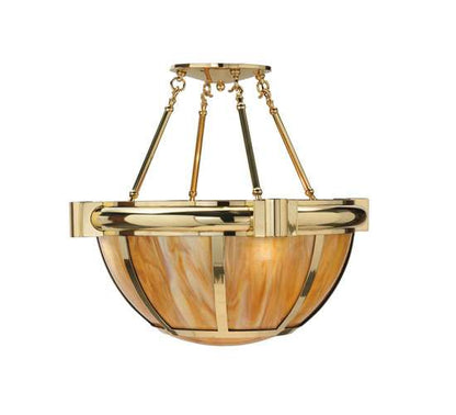 Auburn 33" Wide Semi-Flush Bowl Ceiling Fixture