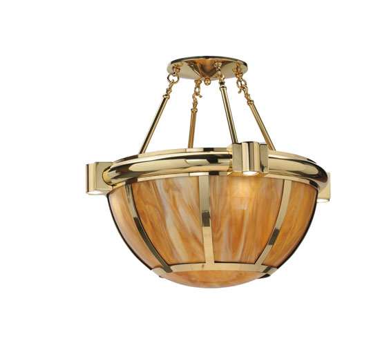 Auburn 33" Wide Semi-Flush Bowl Ceiling Fixture
