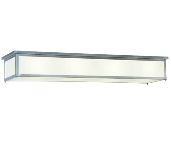 Lumina 8 Light 72" Wide Flush Mount Ceiling Fixture - Sparkle Silver Finish - GU24 Bulb Base