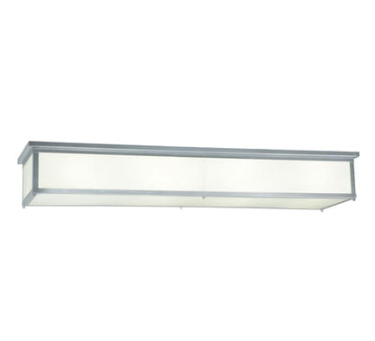 Lumina 8 Light 72" Wide Flush Mount Ceiling Fixture - Sparkle Silver Finish - GU24 Bulb Base