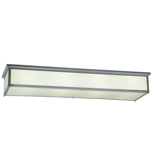 Lumina 8 Light 72" Wide Flush Mount Ceiling Fixture - Sparkle Silver Finish - GU24 Bulb Base
