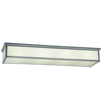 Lumina 8 Light 72" Wide Flush Mount Ceiling Fixture - Sparkle Silver Finish - GU24 Bulb Base