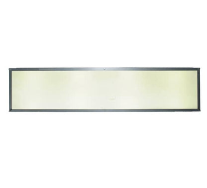 Lumina 8 Light 72" Wide Flush Mount Ceiling Fixture - Sparkle Silver Finish - GU24 Bulb Base