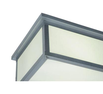 Lumina 8 Light 72" Wide Flush Mount Ceiling Fixture - Sparkle Silver Finish - GU24 Bulb Base