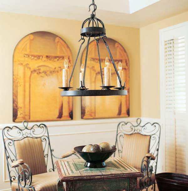 Lakeshore 4 Light 24" Wide Taper Candle Style Chandelier