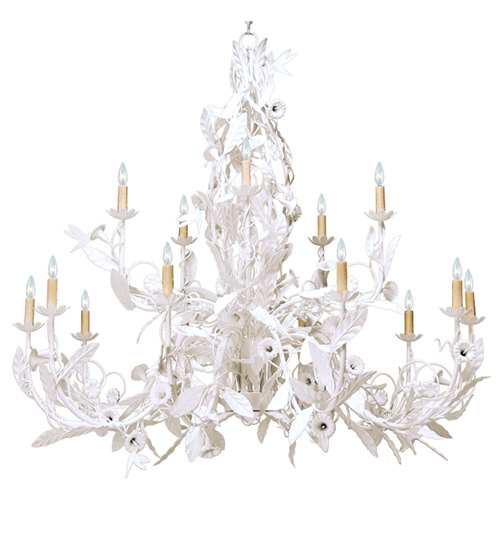 Le Printemps 15 Light 60" Wide Taper Candle Style Chandelier